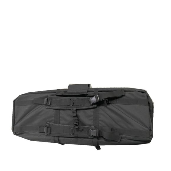 37" RUSECK Tactical Double Rifle Bag Gun Range Padded Soft Case Backpack - Picture 2 of 10